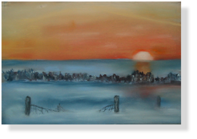 (78) Wintersonne, 17 x 24 cm 2012 (78) Wintersonne, 17 x 24 cm 2012